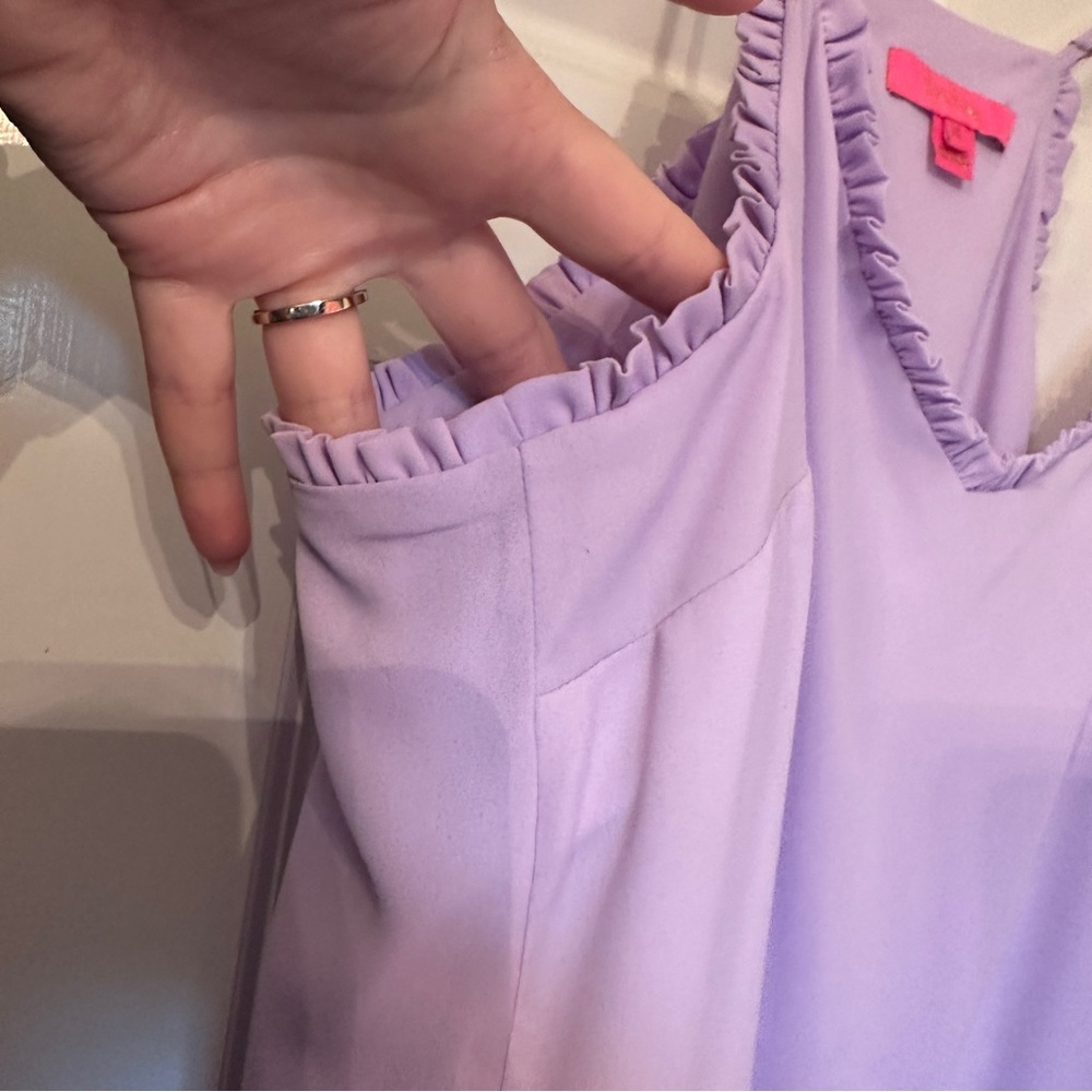 Lilly Pulitzer lavender tank top - Picture 4 of 8